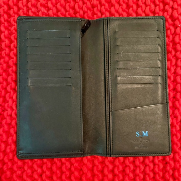 EUC - Louis Vuitton preowned Brazza Black Wallet - Picture 2 of 6